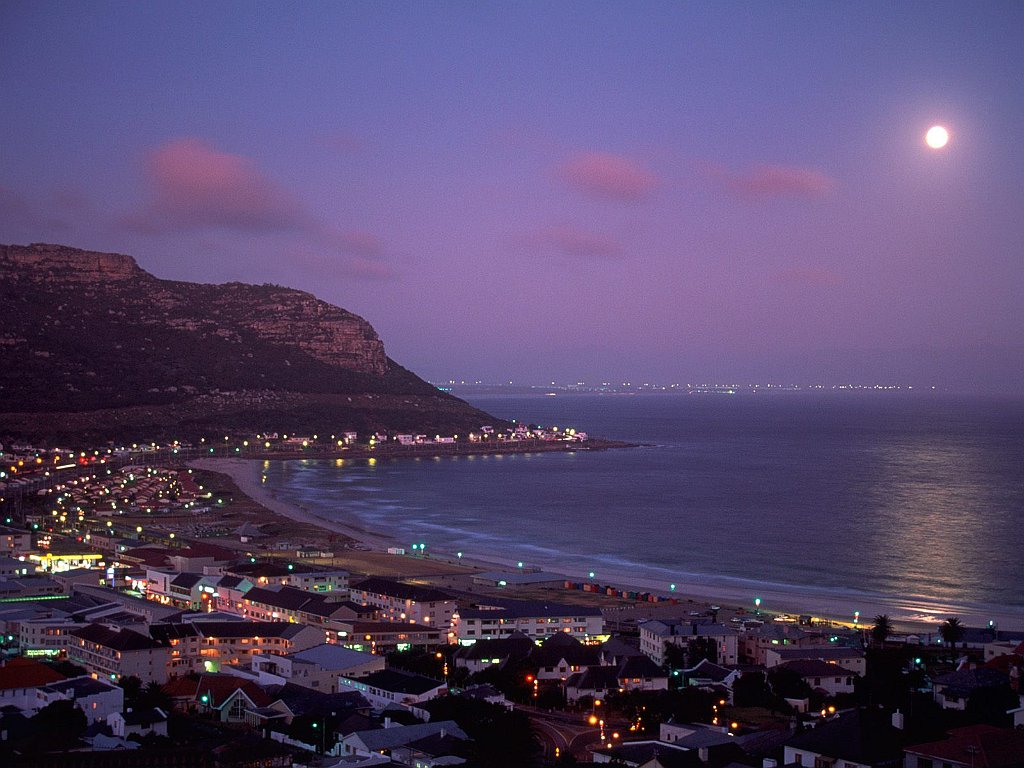 Fish Hoek by Moonlight, South Africa